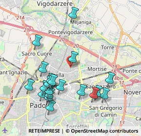Mappa Via Saetta, 35100 Padova PD, Italia (2.093)