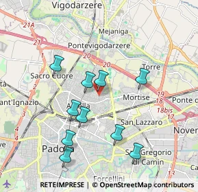 Mappa Via Saetta, 35100 Padova PD, Italia (2.01091)