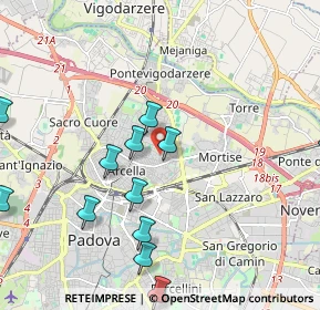 Mappa Via Saetta, 35100 Padova PD, Italia (2.38917)