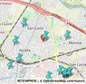 Mappa Via Saetta, 35100 Padova PD, Italia (1.52308)