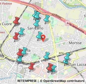 Mappa Via Saetta, 35100 Padova PD, Italia (1.171)