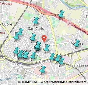 Mappa Via Saetta, 35100 Padova PD, Italia (1.048)