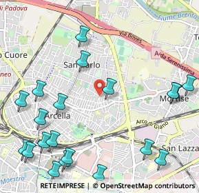 Mappa Via Saetta, 35100 Padova PD, Italia (1.4335)