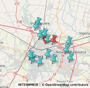 Mappa Via Saetta, 35100 Padova PD, Italia (2.92786)