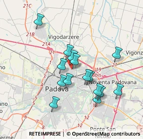 Mappa Via Saetta, 35100 Padova PD, Italia (3.154)