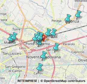 Mappa Via Gino Luisari, 35129 Padova PD, Italia (1.67933)