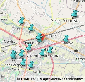 Mappa Via Gino Luisari, 35129 Padova PD, Italia (2.256)