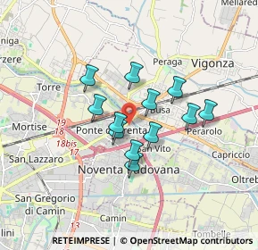 Mappa Via Gino Luisari, 35129 Padova PD, Italia (1.25083)