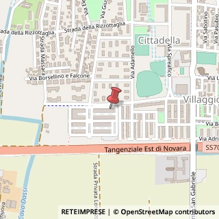 Mappa Via dell'Artigianato, 18, 28100 Novara, Novara (Piemonte)