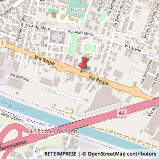 Mappa Via Regia, 73, 35010 Vigonza, Padova (Veneto)