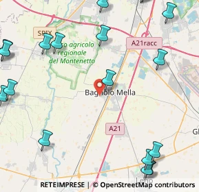 Mappa Stradella Coleretto, 25021 Bagnolo Mella BS, Italia (6.6075)