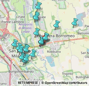 Mappa Via Edmondo de Amicis, 20068 Peschiera Borromeo MI, Italia (1.7595)