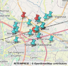 Mappa Via Bravi, 35129 Ponte di Brenta PD, Italia (1.4445)