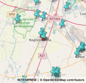 Mappa Via Monsignor Ugo Baccaglioni, 25021 Bagnolo Mella BS, Italia (5.619)