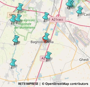 Mappa Via Monsignor Ugo Baccaglioni, 25021 Bagnolo Mella BS, Italia (5.50083)