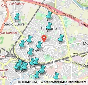 Mappa Via Luigi Boccherini, 35133 Padova PD, Italia (1.2955)