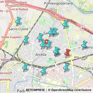 Mappa Via Luigi Boccherini, 35133 Padova PD, Italia (0.93133)