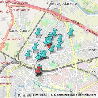 Mappa Via Luigi Boccherini, 35133 Padova PD, Italia (0.7345)