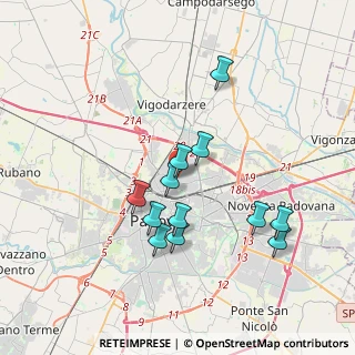 Mappa Via Luigi Boccherini, 35133 Padova PD, Italia (3.335)