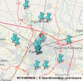 Mappa Via Luigi Boccherini, 35133 Padova PD, Italia (3.97929)