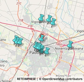 Mappa Via Luigi Boccherini, 35133 Padova PD, Italia (3.19429)