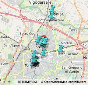 Mappa Via Luigi Boccherini, 35133 Padova PD, Italia (1.7625)