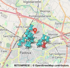Mappa Via Luigi Boccherini, 35133 Padova PD, Italia (1.47133)