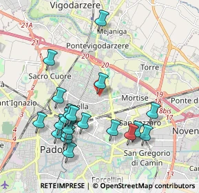 Mappa Via Saetta, 35122 Padova PD, Italia (2.1165)