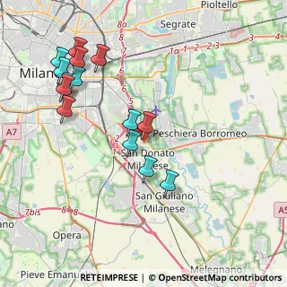 Mappa Via Spilamberto, 20097 San Donato Milanese MI, Italia (4.27071)