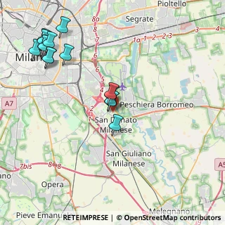 Mappa Via Spilamberto, 20097 San Donato Milanese MI, Italia (4.67867)