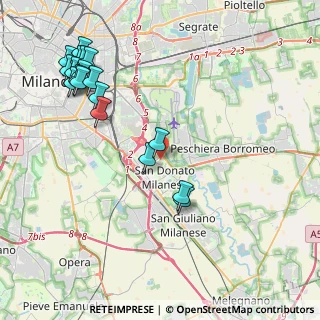 Mappa Via Spilamberto, 20097 San Donato Milanese MI, Italia (4.92111)