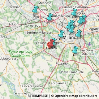 Mappa Via Monte Grappa, 20094 Corsico MI, Italia (8.77077)