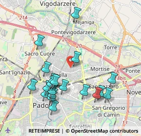 Mappa Via Tiziano Vecellio, 35132 Padova PD, Italia (2.0565)