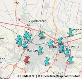 Mappa Via Tiziano Vecellio, 35132 Padova PD, Italia (4.1125)