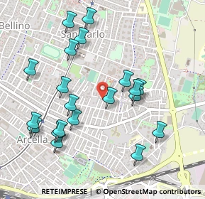 Mappa Via Tiziano Vecellio, 35132 Padova PD, Italia (0.5135)