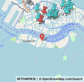 Mappa Sestiere Giudecca, 30133 Venezia VE, Italia (1.28867)