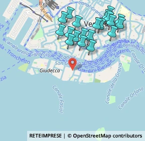 Mappa Sestiere Giudecca, 30133 Venezia VE, Italia (1.0885)