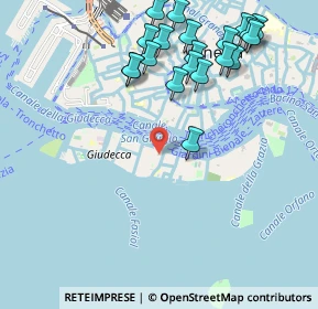 Mappa Sestiere Giudecca, 30133 Venezia VE, Italia (1.175)