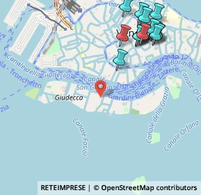 Mappa Sestiere Giudecca, 30133 Venezia VE, Italia (1.33563)