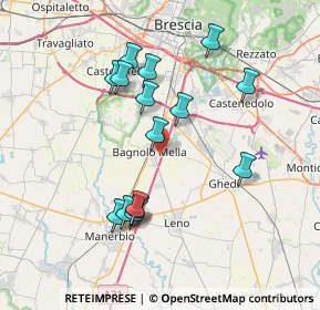 Mappa Via Agostino Gallo, 25021 Bagnolo Mella BS, Italia (7.034)
