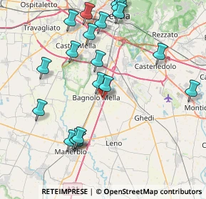 Mappa Via Agostino Gallo, 25021 Bagnolo Mella BS, Italia (9.179)