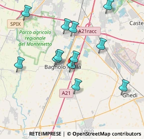 Mappa Via Agostino Gallo, 25021 Bagnolo Mella BS, Italia (3.68417)