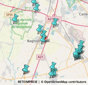 Mappa Via Agostino Gallo, 25021 Bagnolo Mella BS, Italia (5.329)