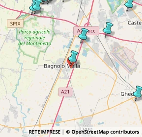 Mappa Via Agostino Gallo, 25021 Bagnolo Mella BS, Italia (6.66769)