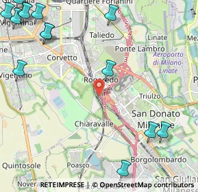 Mappa Raccordo Autostrada del Sole &, 20139 Milano MI, Italia (3.37714)