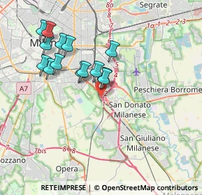 Mappa Raccordo Autostrada del Sole &, 20139 Milano MI, Italia (3.50071)