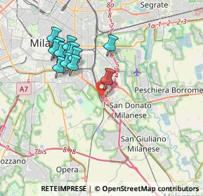 Mappa Raccordo Autostrada del Sole &, 20139 Milano MI, Italia (3.66308)