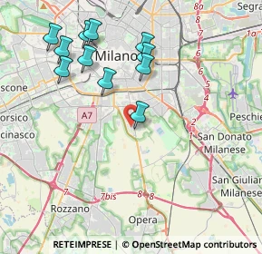 Mappa Via Muzio Attendolo Detto Sforza, 20141 Milano MI, Italia (4.09818)