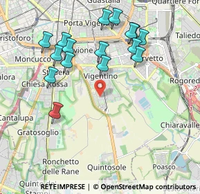 Mappa Via Muzio Attendolo Detto Sforza, 20141 Milano MI, Italia (2.0475)