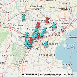 Mappa Via Antonio Gabana, 35129 Padova PD, Italia (10.20333)
